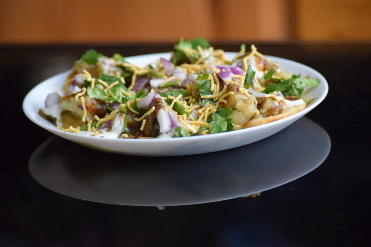 Chaat plate from foodfoodfoodies