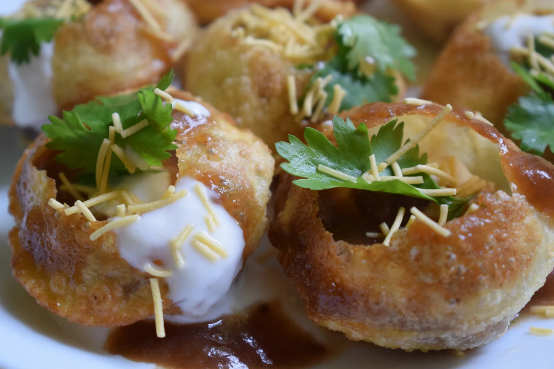Dahi puri prepared by foodfoodfoodies